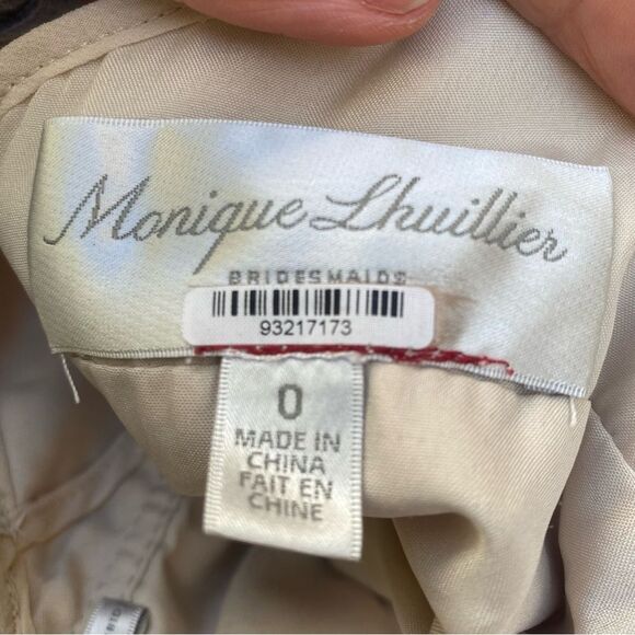 Monique Lhuillier Sleeveless Chiffon Valerie Maxi Dress size 0 - Picture 12 of 14